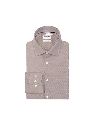 OLYMP LEVEL FIVE | Hemd Slim Fit | hellbraun
